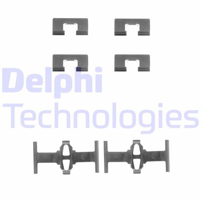 Комплектующие, колодки дискового тормоза DELPHI LX0197 для ROVER 45