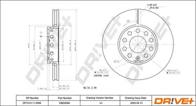BREMSSCHEIBE DR!VE+ DP1010110599 2