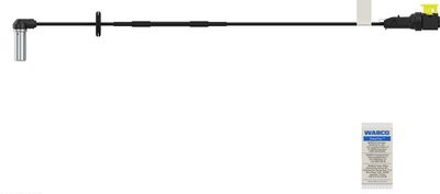 ABS-sensor Achter Links (hoekig, 2850mm, 2pin)