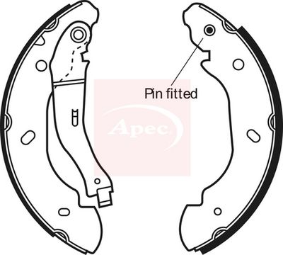APEC Brake Shoe Set SHU637