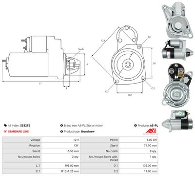 STARTER AS-PL S5327S 4