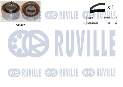 Комплект ремня ГРМ RUVILLE 550363 для SUZUKI ALTO