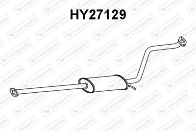 Предглушитель выхлопных газов VENEPORTE HY27129 для HYUNDAI GETZ