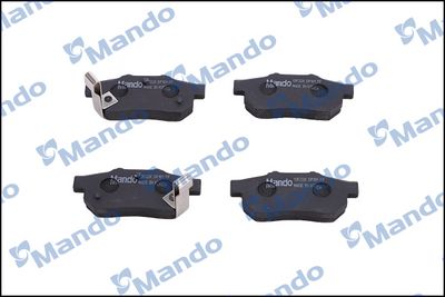 комплект спирачно феродо, дискови спирачки MANDO MPO12
