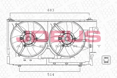 LüFTER MOTORKüHLUNG