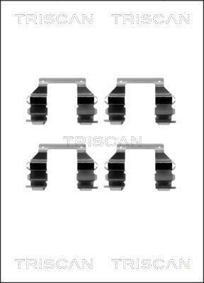 Комплектующие, колодки дискового тормоза TRISCAN 8105 421583 для MITSUBISHI L300