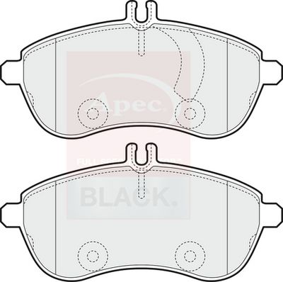 APEC Brake Pad Set, disc brake PAD1565B