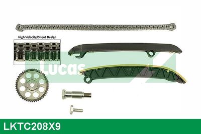 Zestaw łańcucha rozrządu LUCAS LKTC208X9