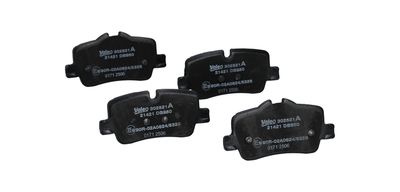 BREMSBELAGSATZ SCHEIBENBREMSE VALEO 302521A 25