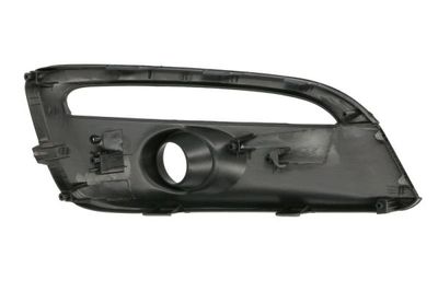 Voorbumper afdekking Voor Links (met mistlampgaten, met dagrijlichten gaten, plastic, zwart) past: KIA CEED II JD 06.15-07.18