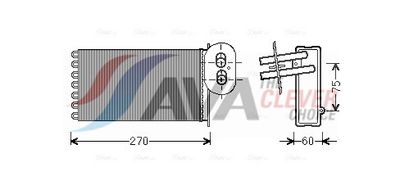 SCHIMBăTOR DE CăLDURă îNCăLZIRE HABITACLU