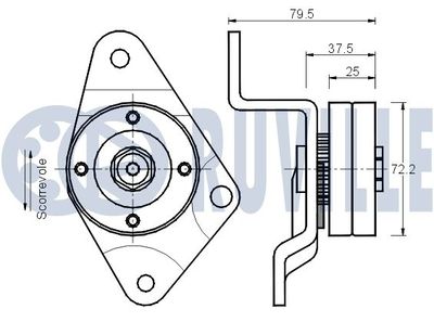 INTINZATOR CUREA CUREA DISTRIBUTIE RUVILLE 540510 1