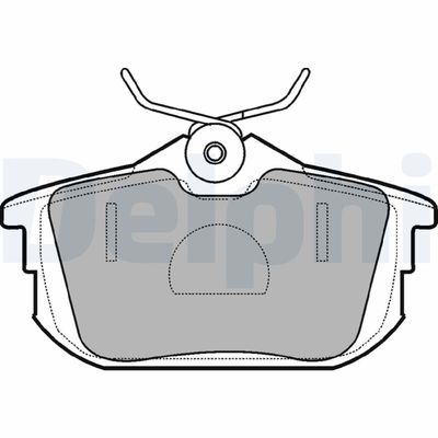 Brake Pad Set, disc brake LP1593