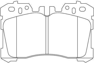 FIT FP1282 Тормозные колодки и сигнализаторы  для LEXUS LS (_F4_) 460 (USF40, USF41)