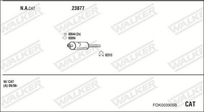 SISTEM DE ESAPAMENT WALKER FOK003905B