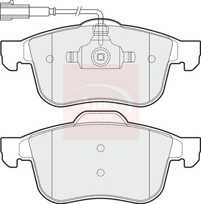 APEC Brake Pad Set, disc brake PAD1480