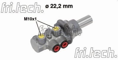 Главный тормозной цилиндр fri.tech. PF843 для FIAT QUBO