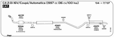 Układ wydechowy SIGAM CI182