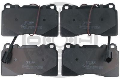 OPTIMAL 12737 Тормозные колодки и сигнализаторы  для ALFA ROMEO 156 Sportwagon (932_) 1.9 JTD 16V Q4 (932BXN20)