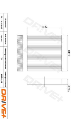 FILTER INNENRAUMLUFT DR!VE+ DP1110120107