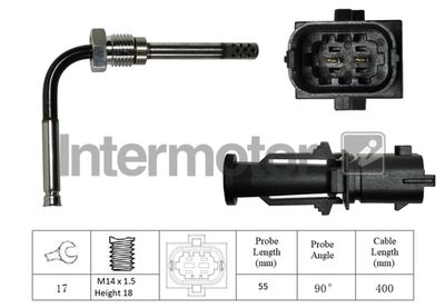 Sensor, exhaust gas temperature Intermotor 27098