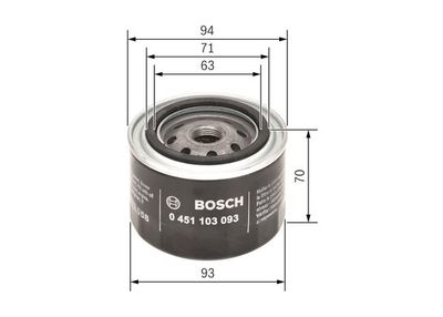 Oljefilter BOSCH 0 451 103 093