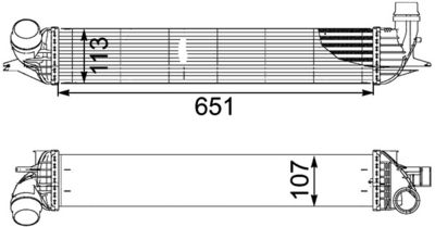 INTERCOOLER COMPRESOR MAHLE CI151000P 1