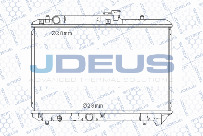 Радиатор, охлаждение двигателя JDEUS 042M04 для SUZUKI BALENO