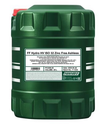 FANFARO Hydro HV ISO 32 Zinc Free 20L