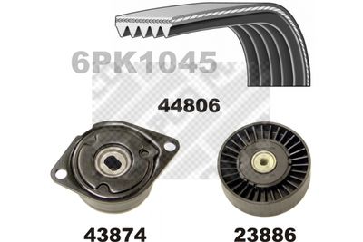 Zestaw paska klinowego wielorowkowego MAPCO 73806