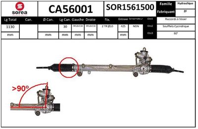 LENKGETRIEBE EAI CA56001