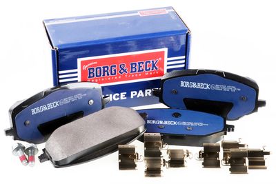 Zestaw klocków hamulcowych, hamulce tarczowe BORG & BECK BBP2939