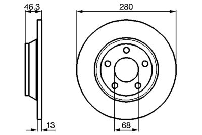 Brake Disc 0 986 478 615