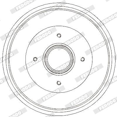 BREMSTROMMEL FERODO FDR329731 2