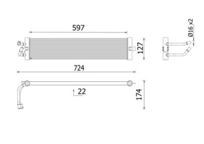 RADIATOR RACIRE ULEI CUTIE DE VITEZE AUTOMATA MAHLE CLC399000P