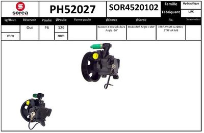 HYDRAULIKPUMPE LENKUNG SNRA PH52027