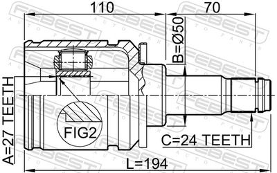 Joint Kit, drive shaft 0111-MCV30LH