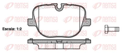 KAWE 1408 00 Тормозные колодки и сигнализаторы  для LAND ROVER RANGE ROVER IV (L405) 5.0 SCV8 4x4