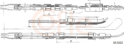 CABLU FRANA DE PARCARE