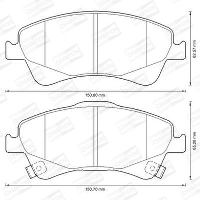 SET PLACUTE FRANA FRANA DISC CHAMPION 572600CH 2