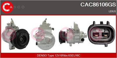 COMPRESOR CLIMATIZARE CASCO CAC86106GS