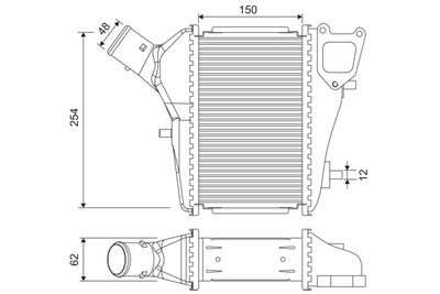 Laddluftkylare VALEO 818686