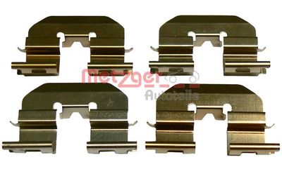 Комплектующие, колодки дискового тормоза METZGER 109-1780 для HYUNDAI SOLARIS