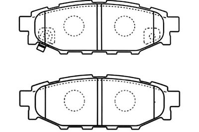 Kavo Parts Комплект тормозных колодок, дисковый тормоз