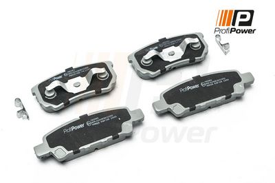 stabdžių trinkelių rinkinys, diskinis stabdys 1B2063 ProfiPower