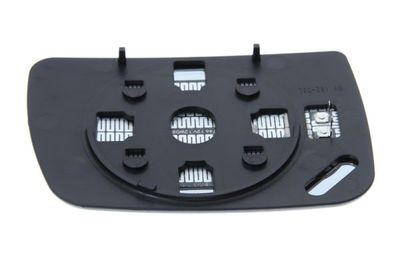 Zijspiegel glas Links (asferisch, met verwarming, blauw) past: BMW X5 E53 05.00-12.06