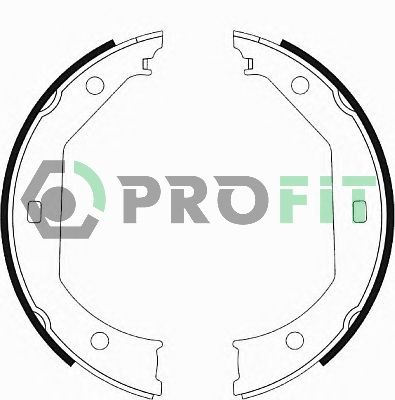 PROFIT 5001-0585 Тормозные колодки барабанные  для BMW X1 (Бмв X1)