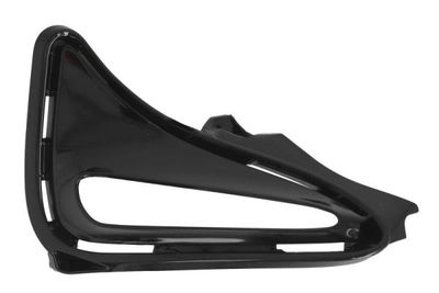 Voorbumper afdekking Voor Rechts (VS-versie, met mistlampgaten, zwart glanzend, LE) past: TOYOTA COROLLA SDN E17 07.16-12.18