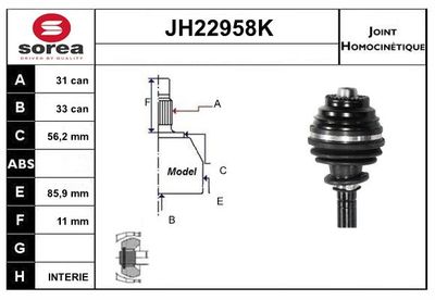 SET ARTICULATIE PLANETARA SNRA JH22958K