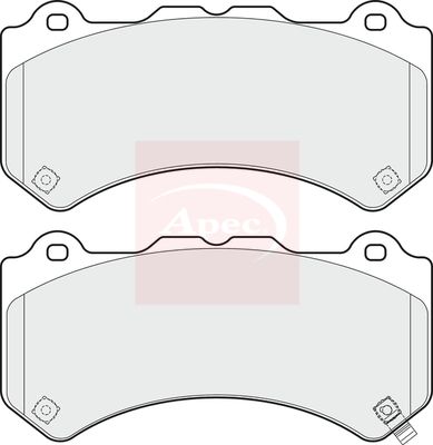 APEC Brake Pad Set, disc brake PAD1743